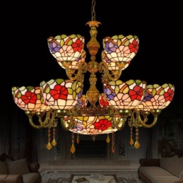 Lustre de Estilo Tiffany em...