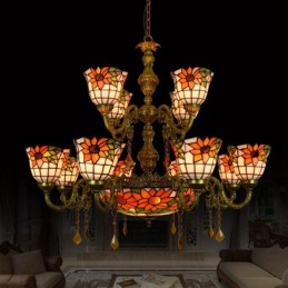 Lustre de Estilo Tiffany em...