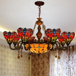 Lustre de Estilo Tiffany em...
