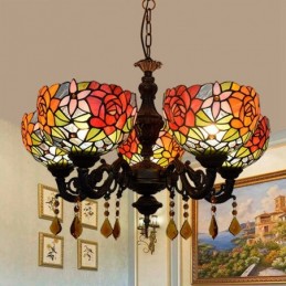 Lustre de Estilo Tiffany em...