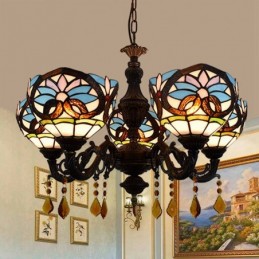 Lustre de Estilo Tiffany em...