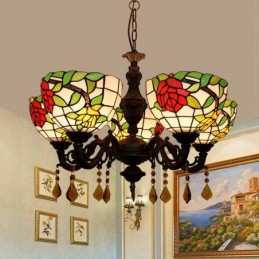 Lustre de Estilo Tiffany em...
