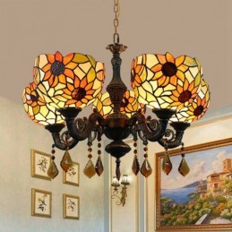 Lustre de Estilo Tiffany em...