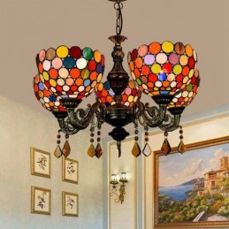 Lustre de Estilo Tiffany em...