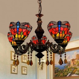 Lustre de Estilo Tiffany em...