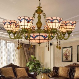 Lustre de Estilo Tiffany em...