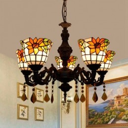 Lustre de Estilo Tiffany em...