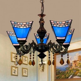 Lustre de Estilo Tiffany em...