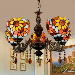 Lustre de Estilo Tiffany em...