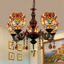 Lustre de Estilo Tiffany em...