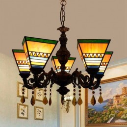 Lustre de Estilo Tiffany em...