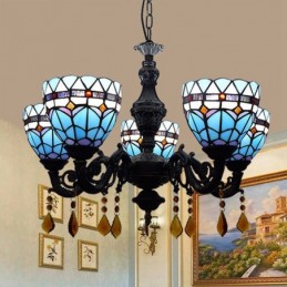 Lustre de Estilo Tiffany em...