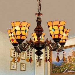 Lustre de Estilo Tiffany em...