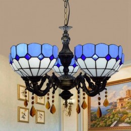 Lustre de Estilo Tiffany em...